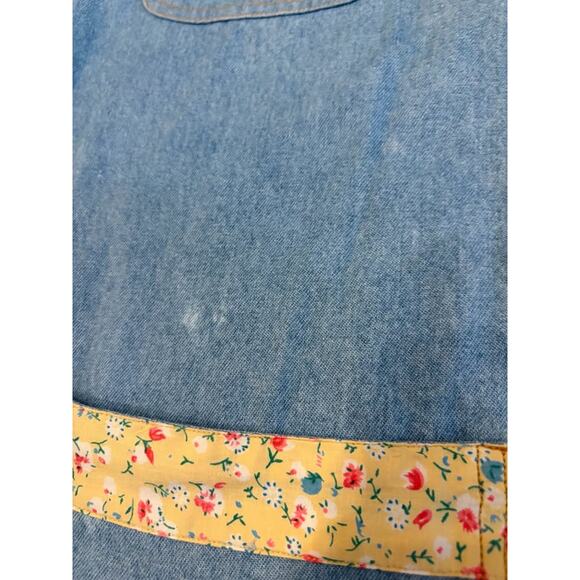 Sz M/L - Vintage 90s Denim & Embroidery Jacket - Picture 7 of 9